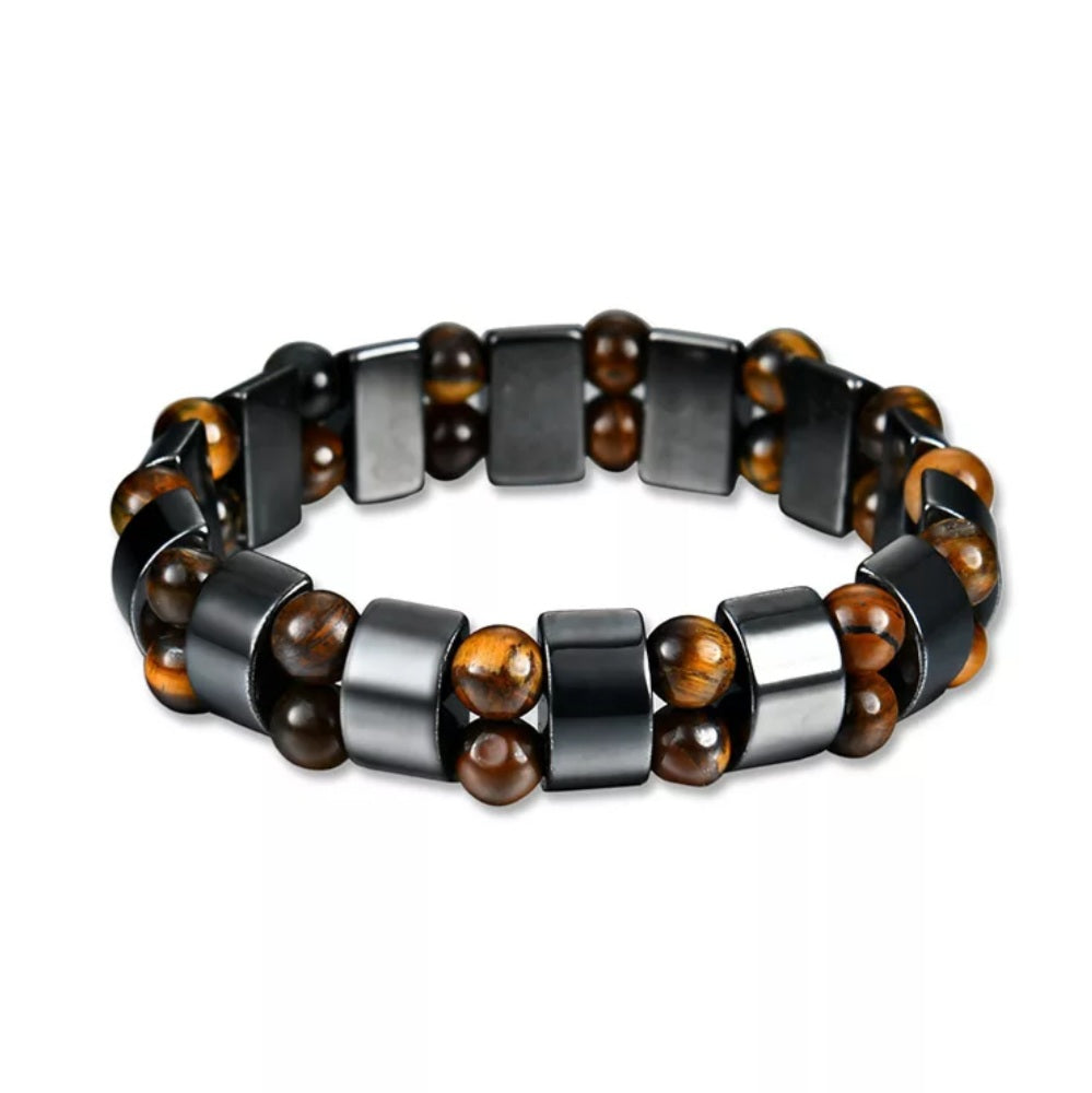 Hematite Magnetic Natural Energy Stone Bracelet