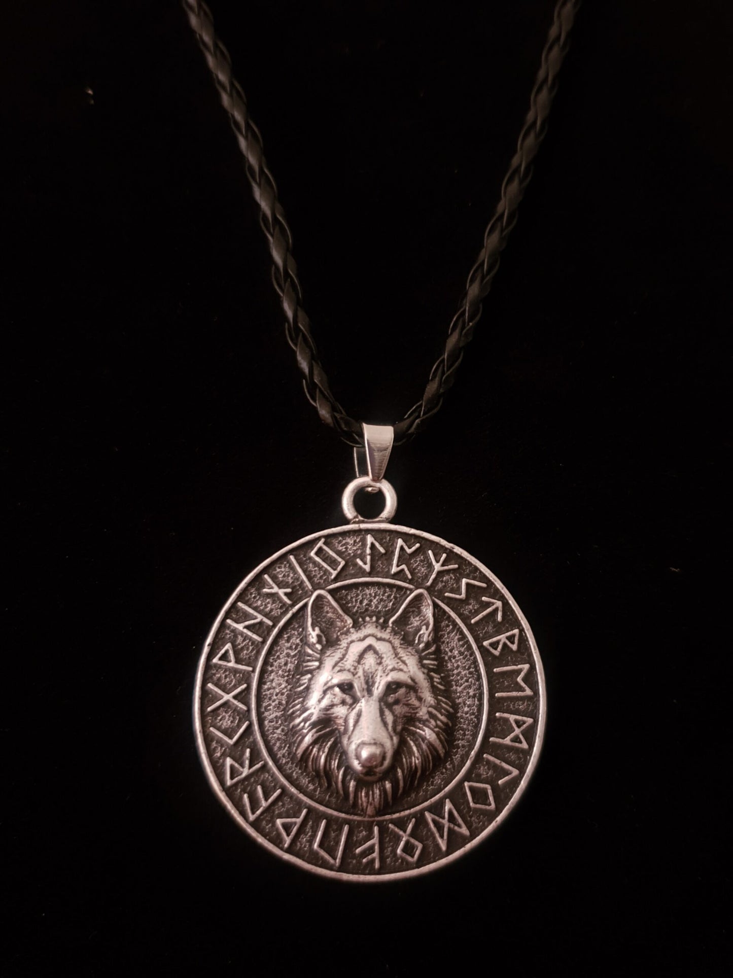 Norse Viking Wolf Head Necklace