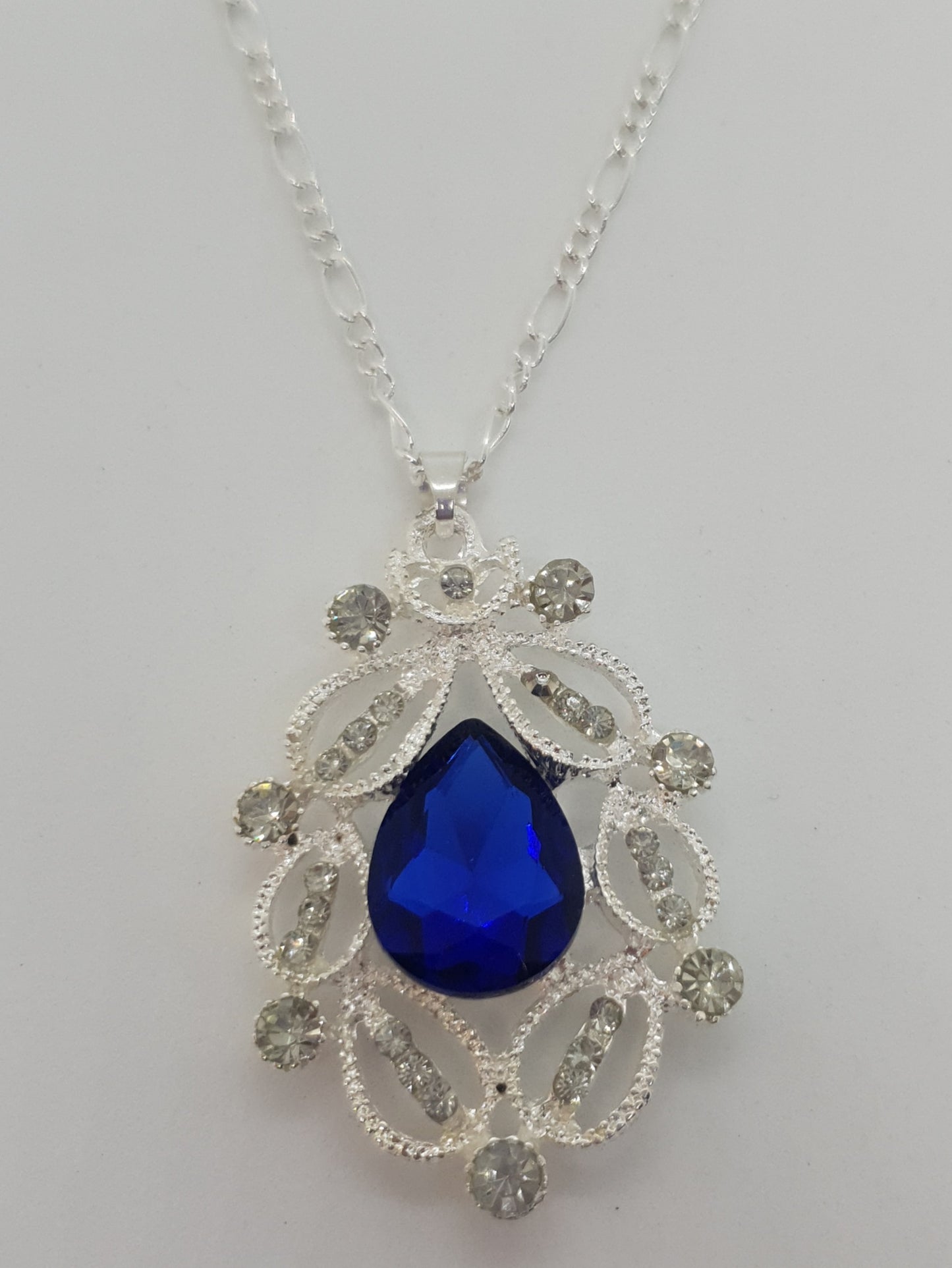 Hollow Carved Crystal Necklace