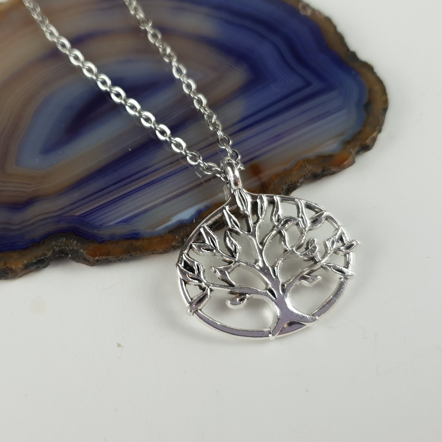 Vintage Tree Of Life Charm Necklace