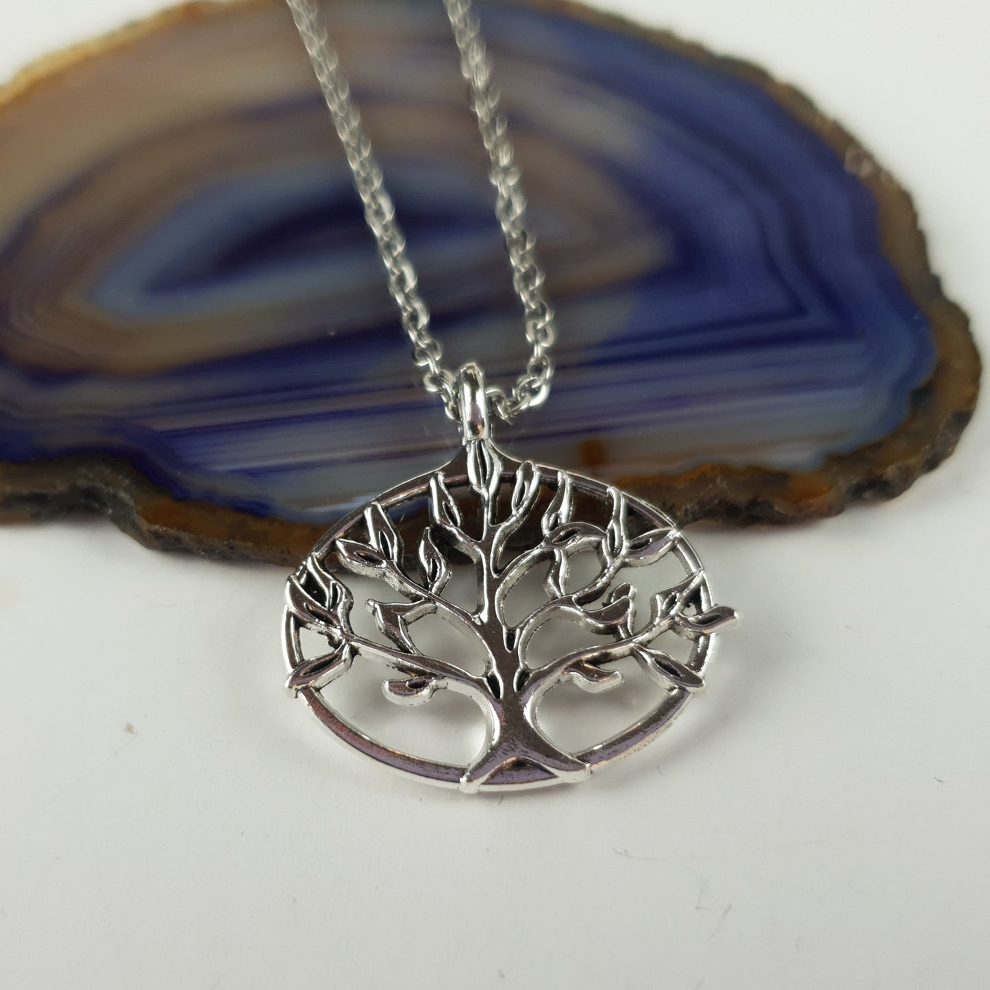 Vintage Tree Of Life Charm Necklace