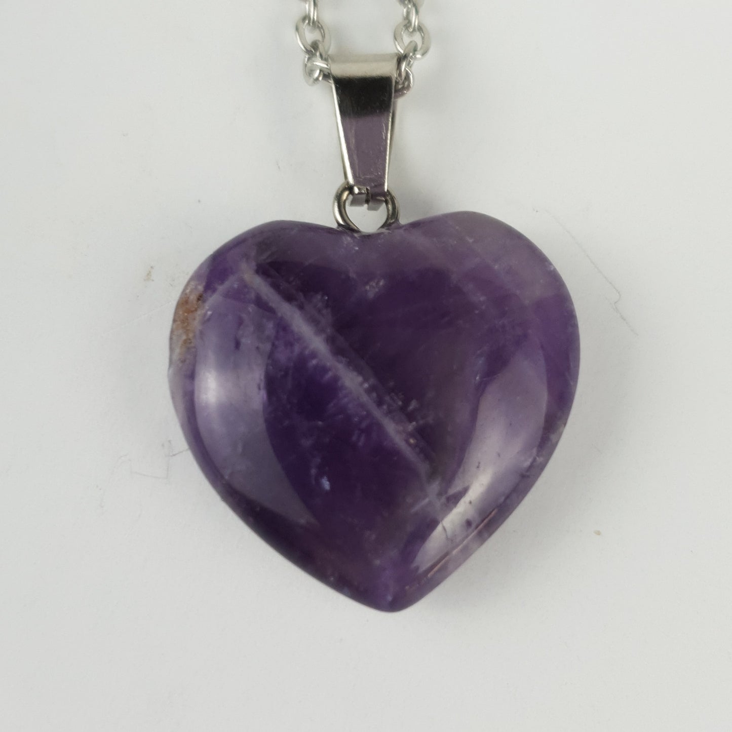 20mm Natural Heart Stone Necklace