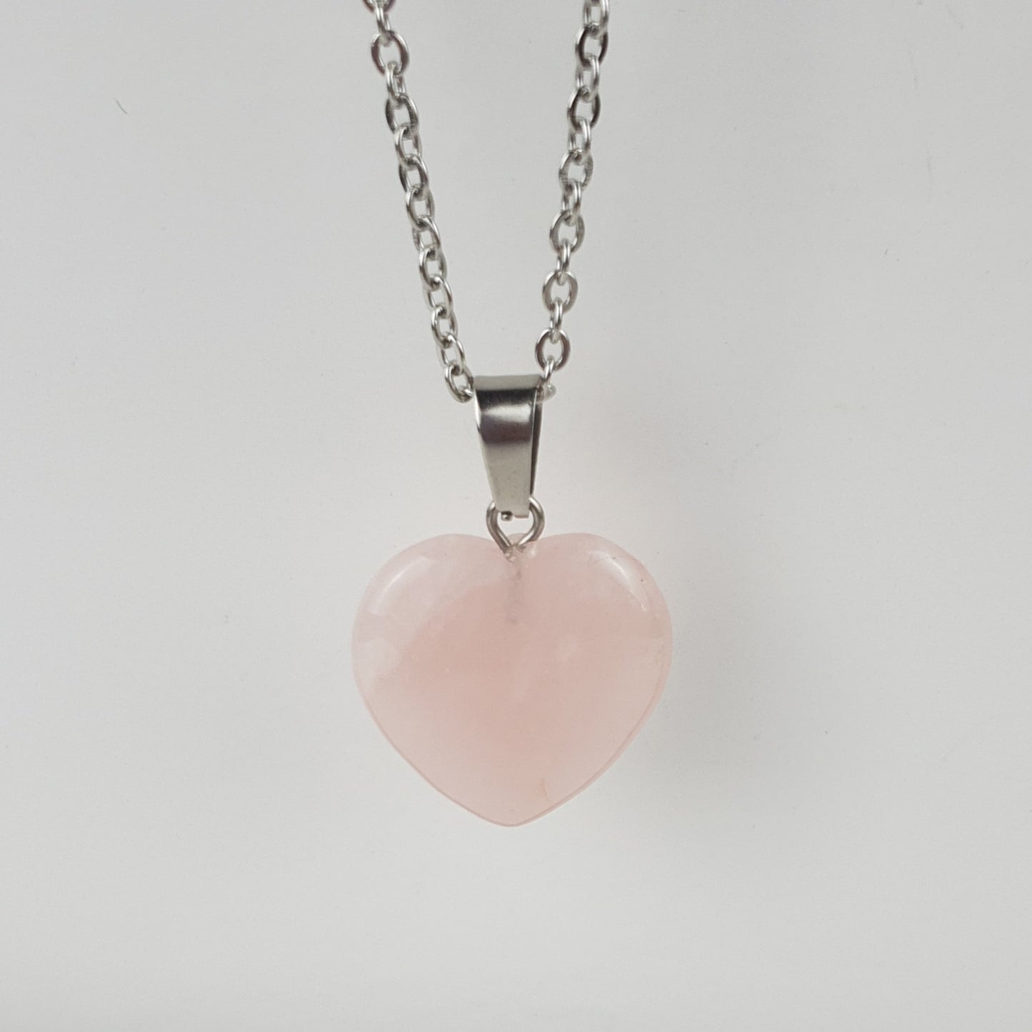20mm Natural Heart Stone Necklace