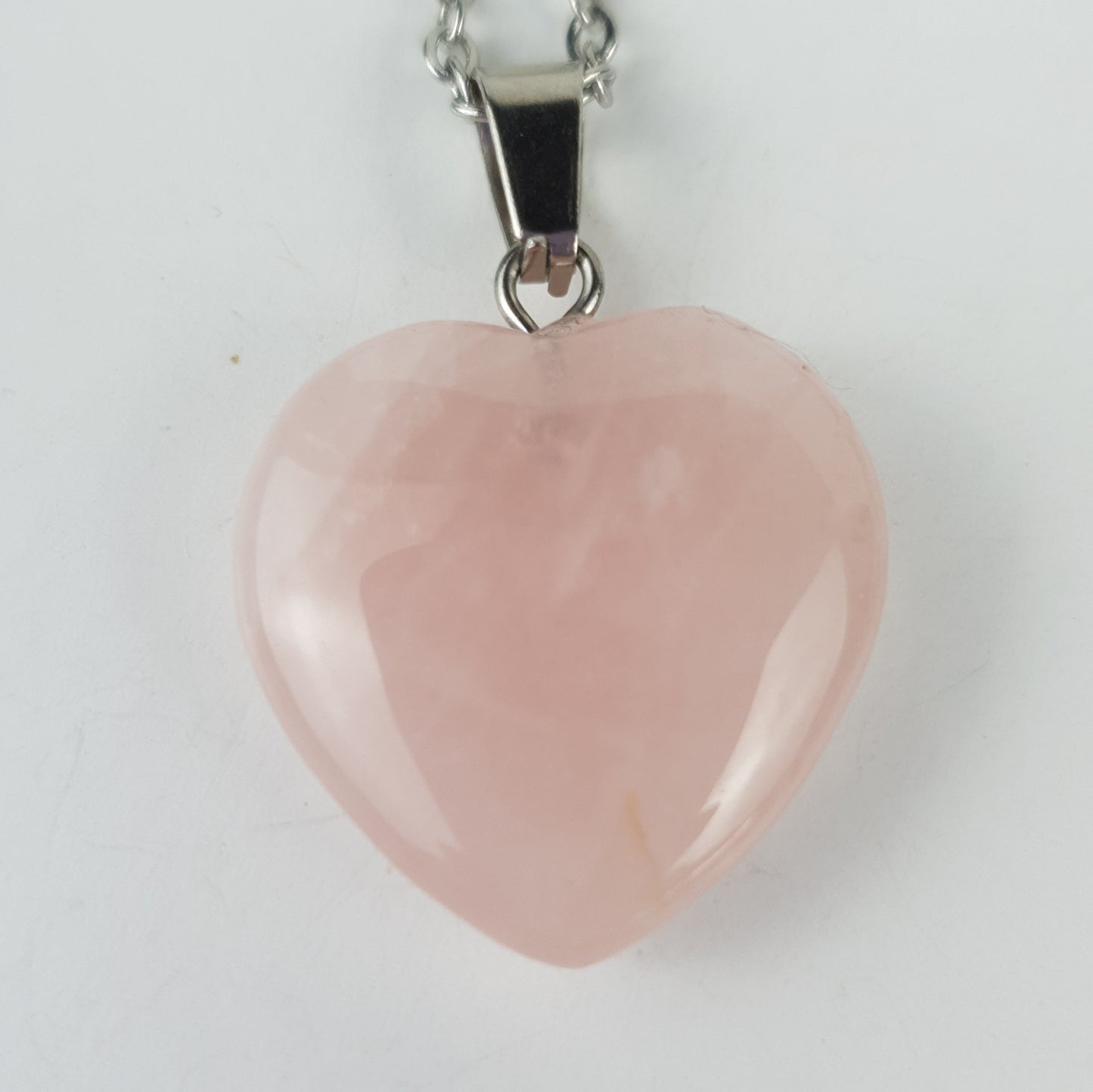 20mm Natural Heart Stone Necklace
