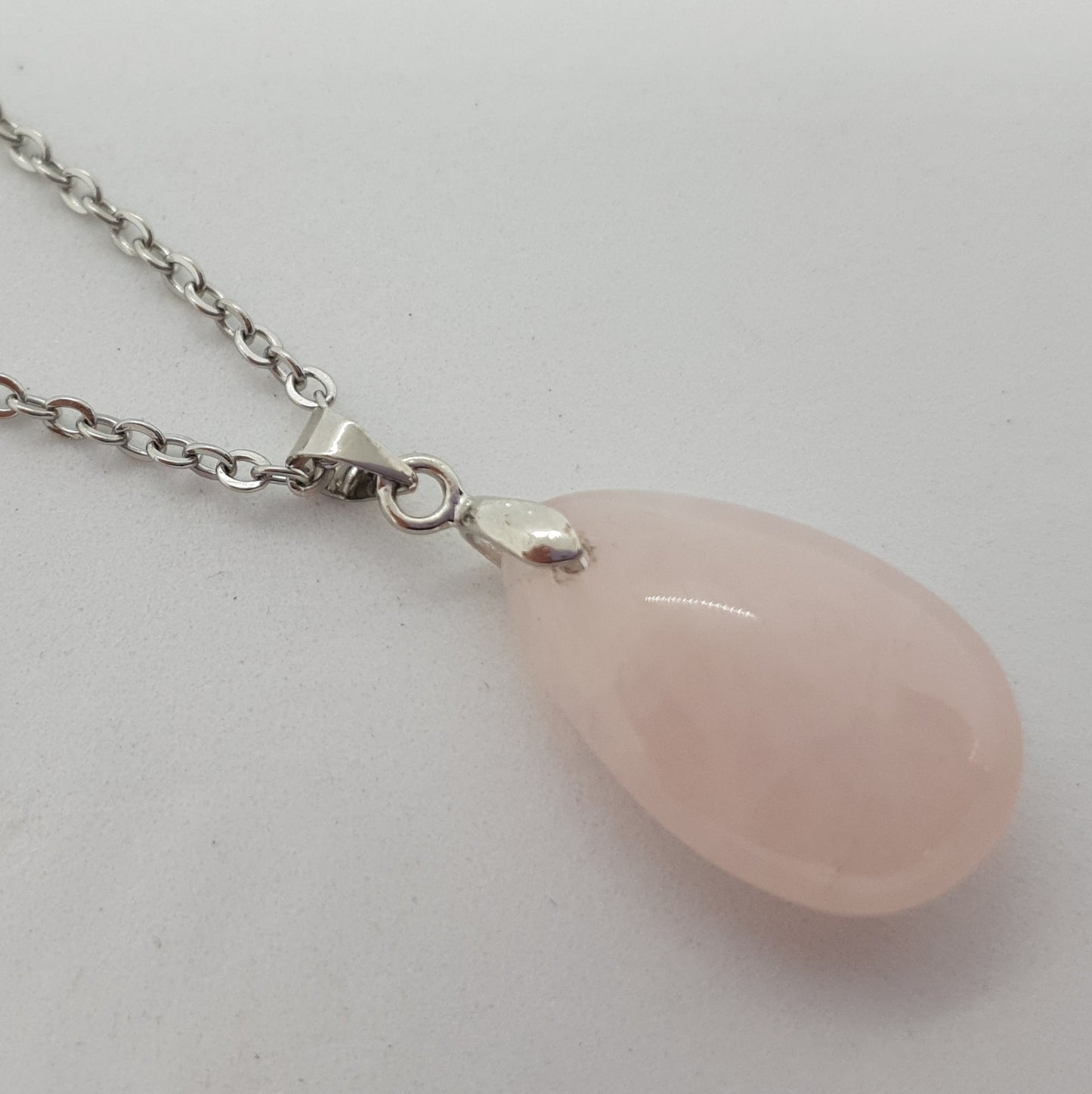 Natural Stone Water Drop Necklace