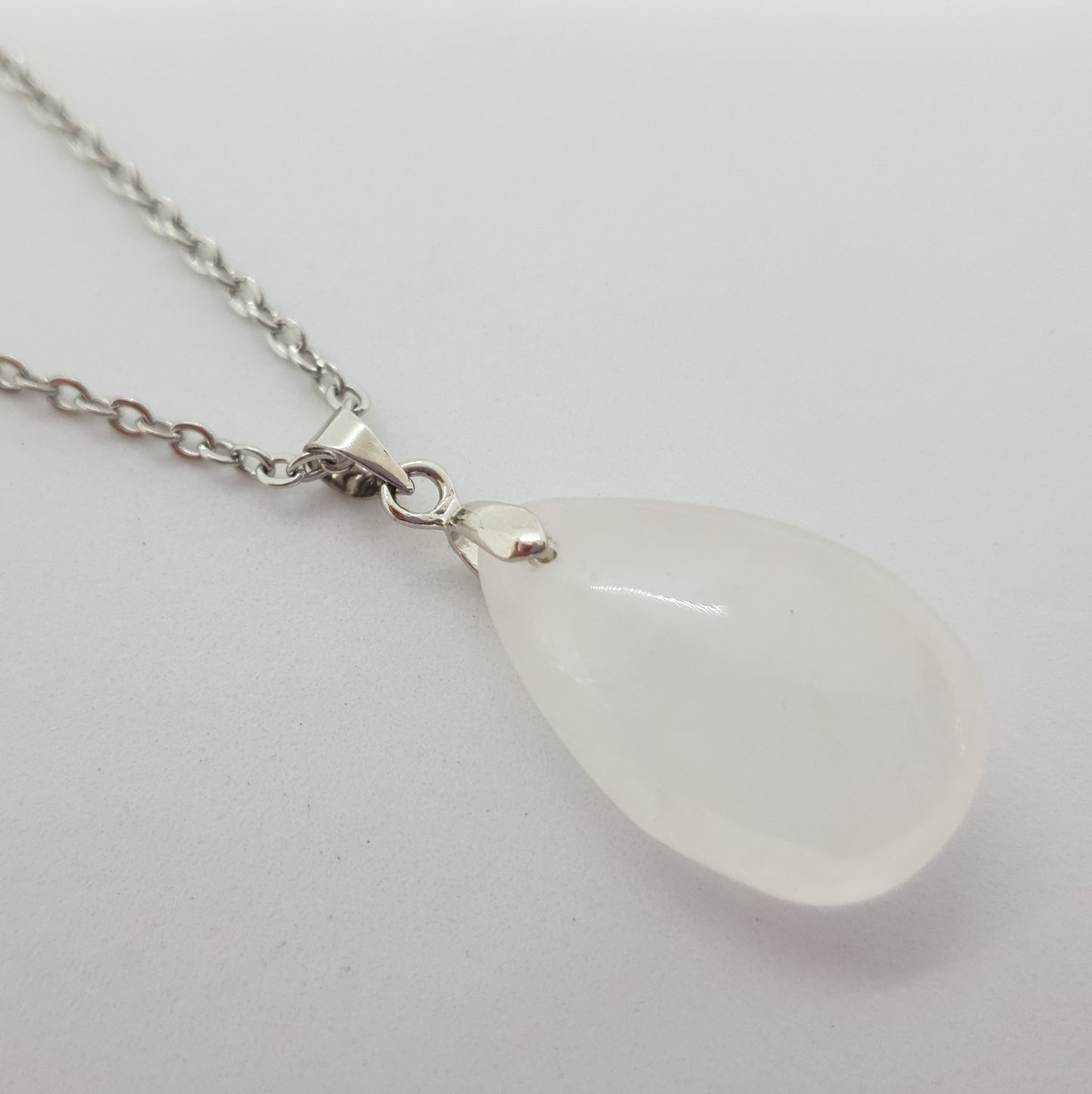 Natural Stone Water Drop Necklace