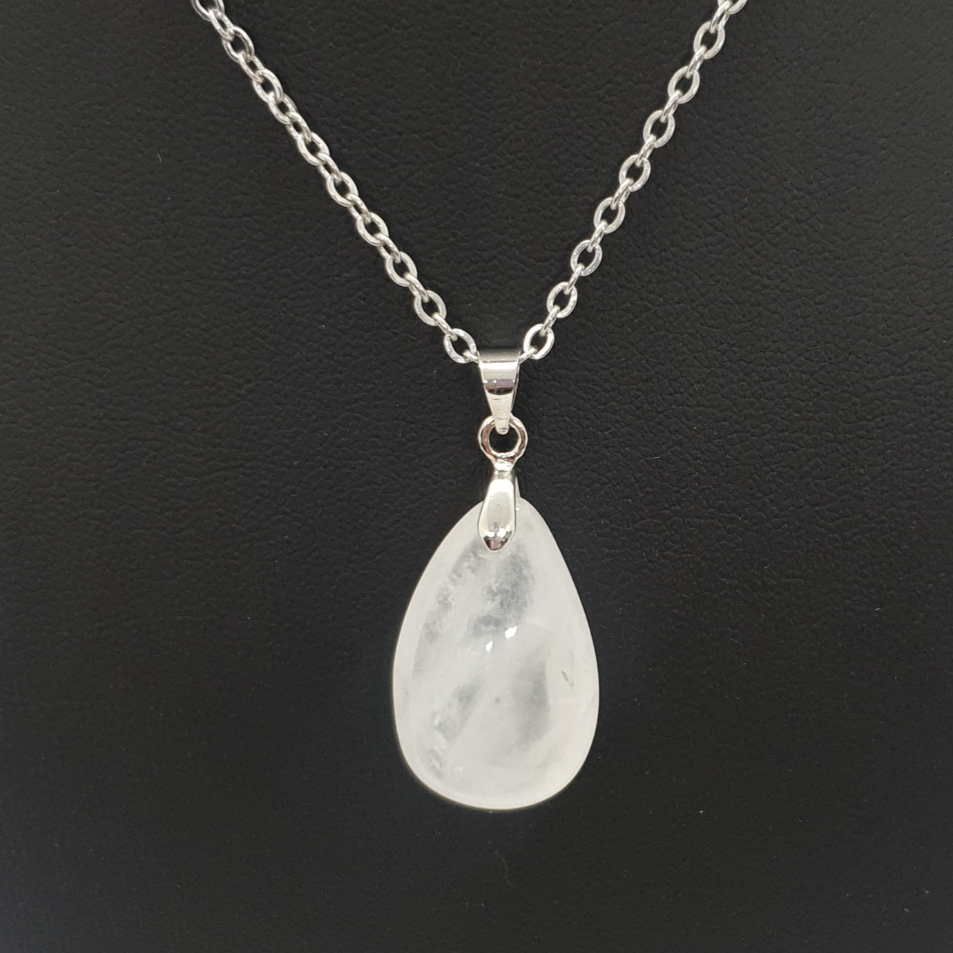 Natural Stone Water Drop Necklace