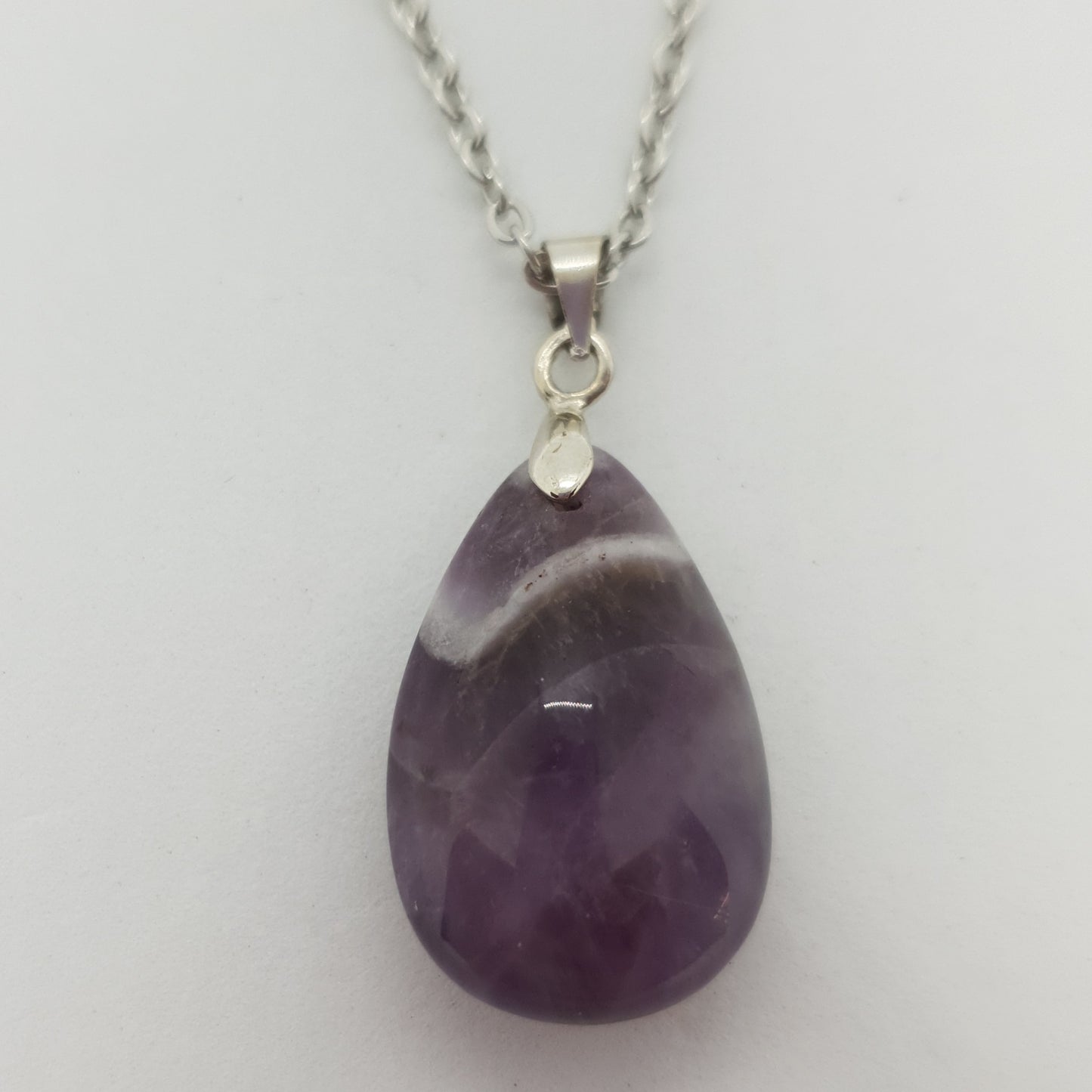 Natural Stone Water Drop Necklace