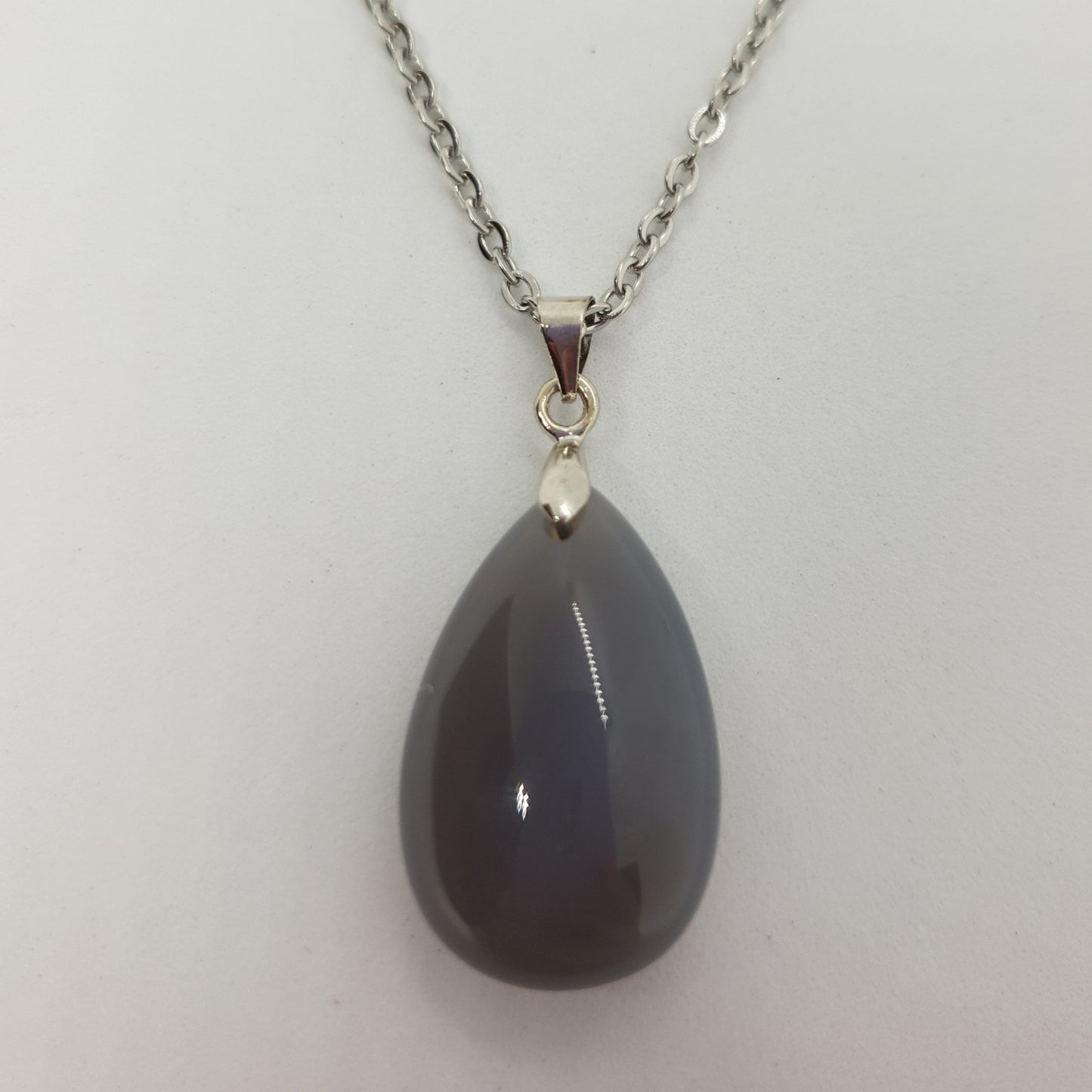 Natural Stone Water Drop Necklace