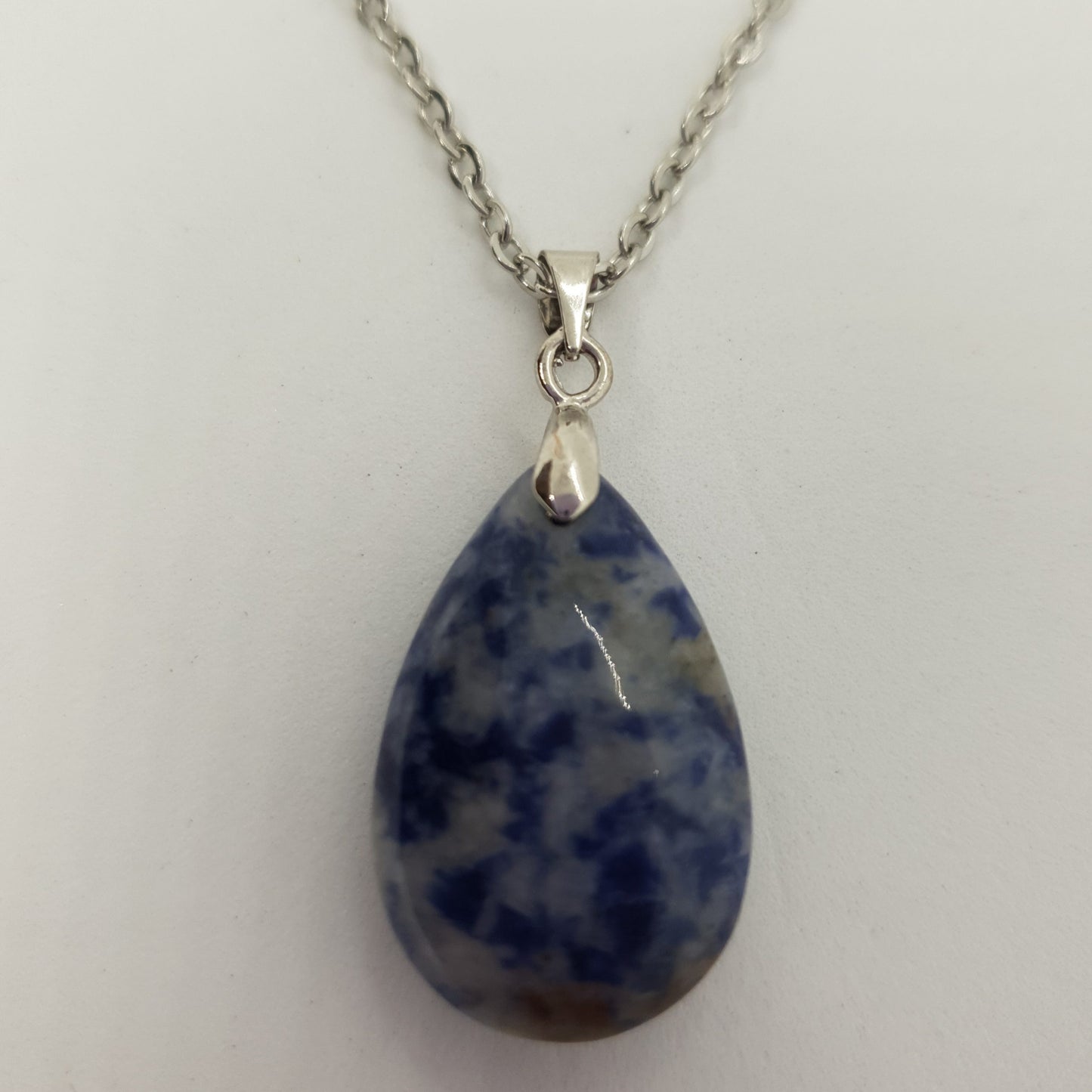 Natural Stone Water Drop Necklace