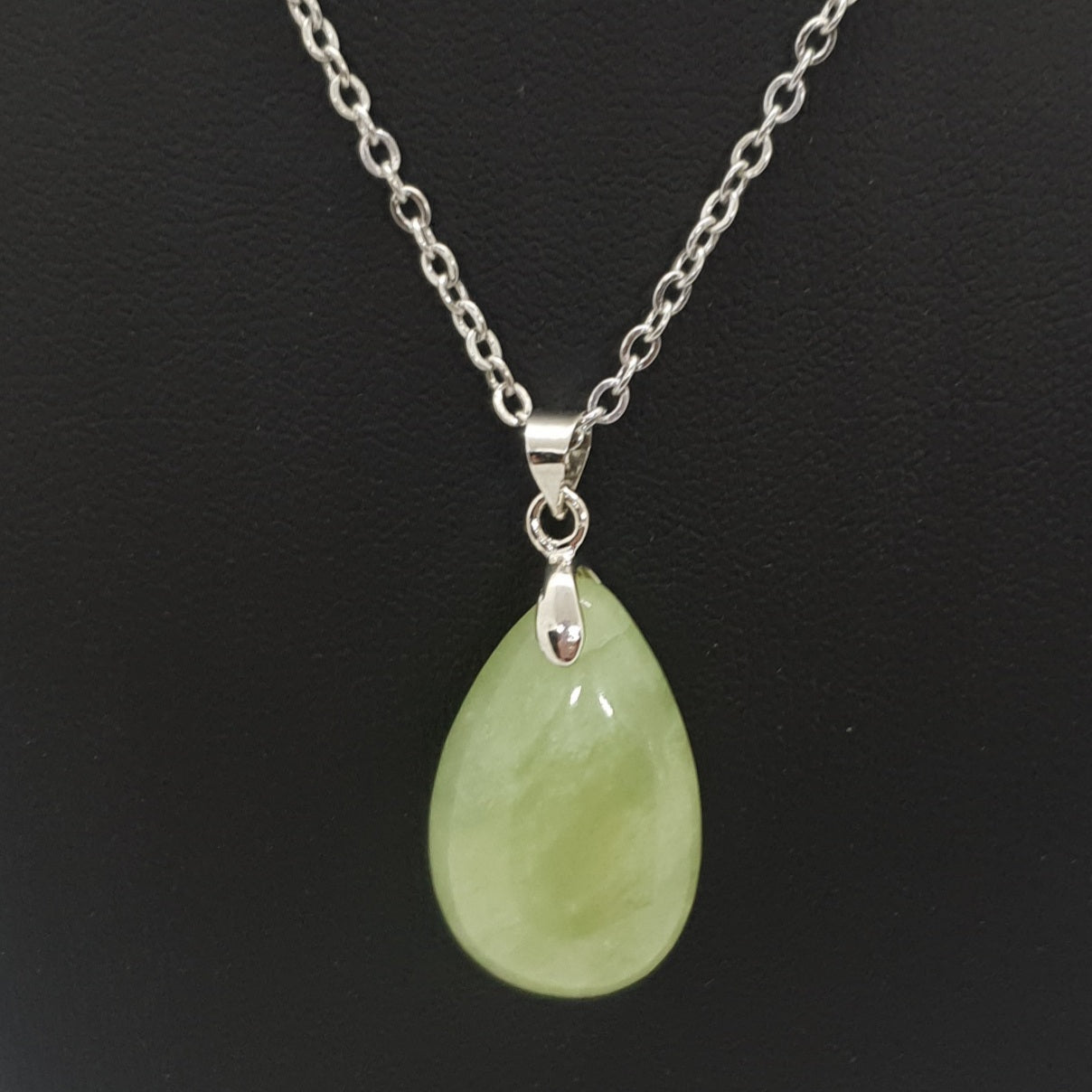 Natural Stone Water Drop Necklace