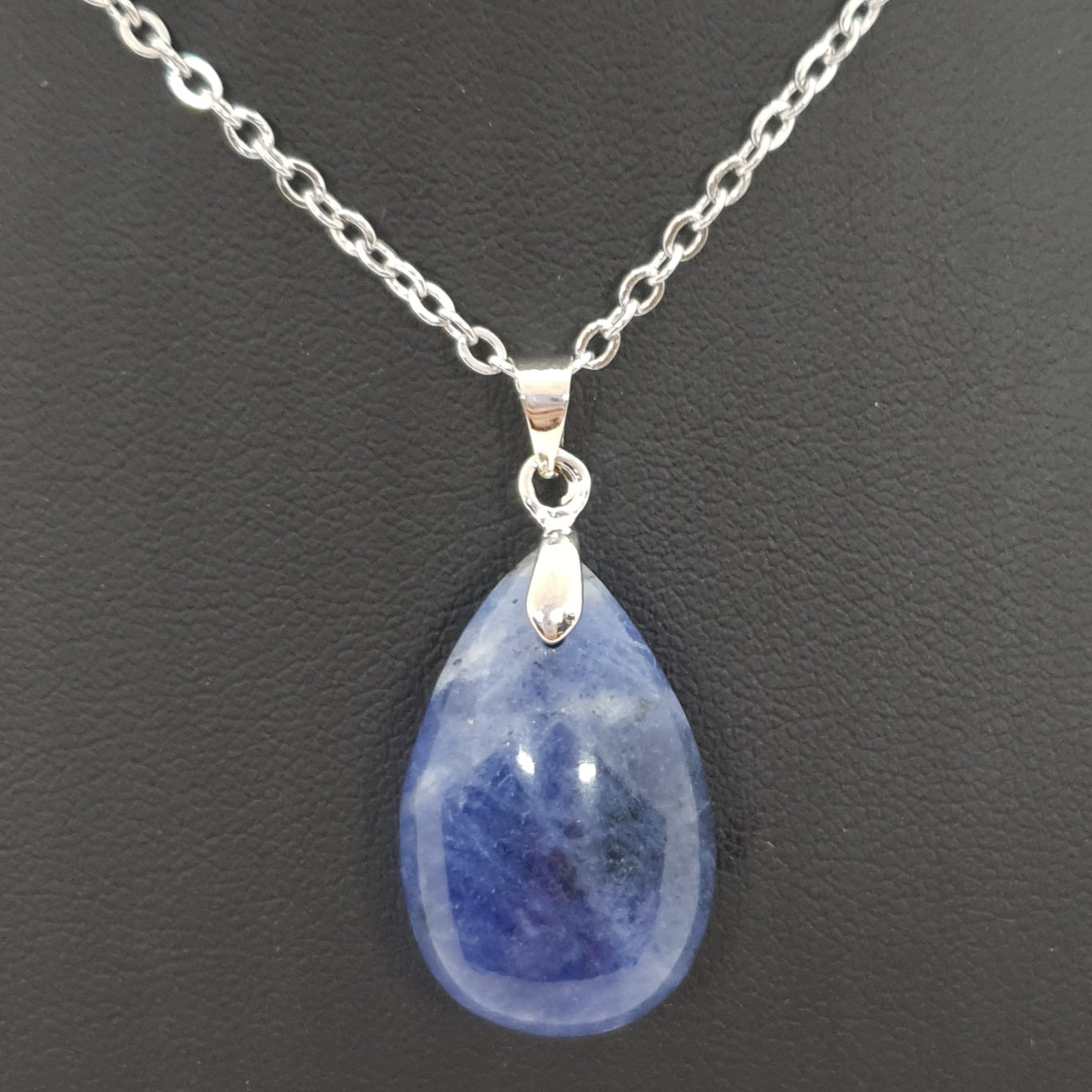 Natural Stone Water Drop Necklace