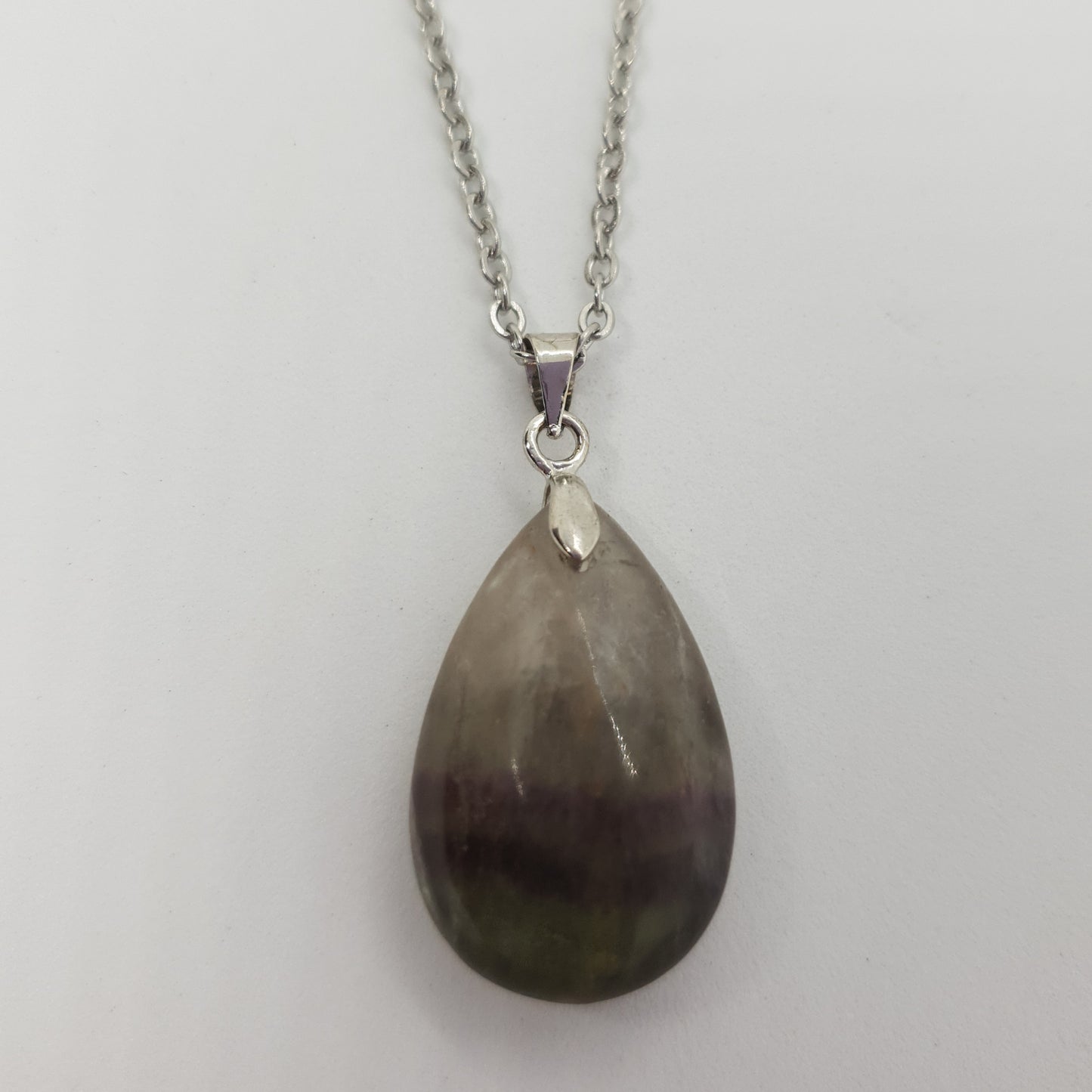 Natural Stone Water Drop Necklace