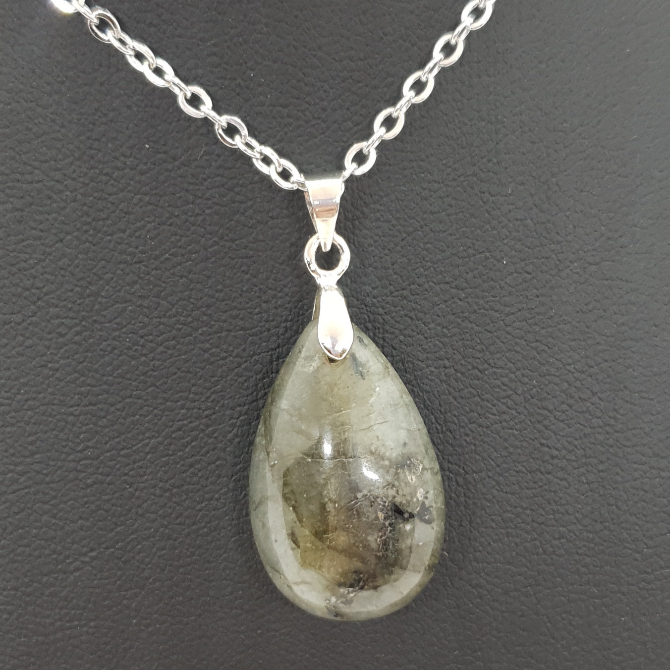 Natural Stone Water Drop Necklace