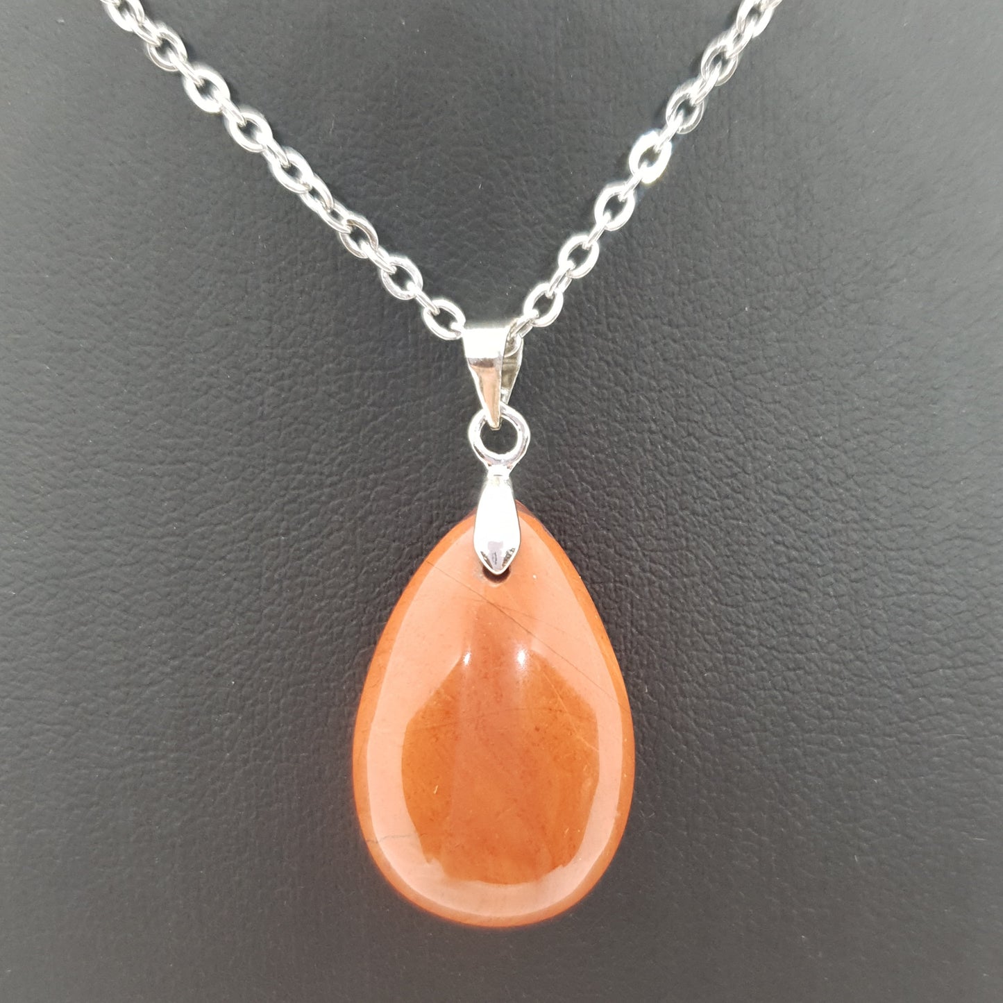 Natural Stone Water Drop Necklace