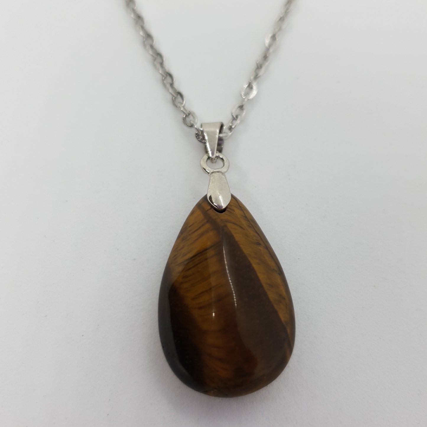 Natural Stone Water Drop Necklace