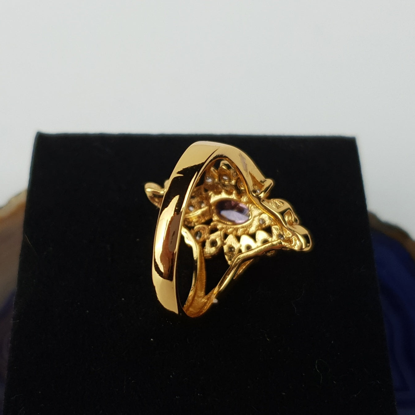 18K Gold Romantic Cubic Zirconia Ring